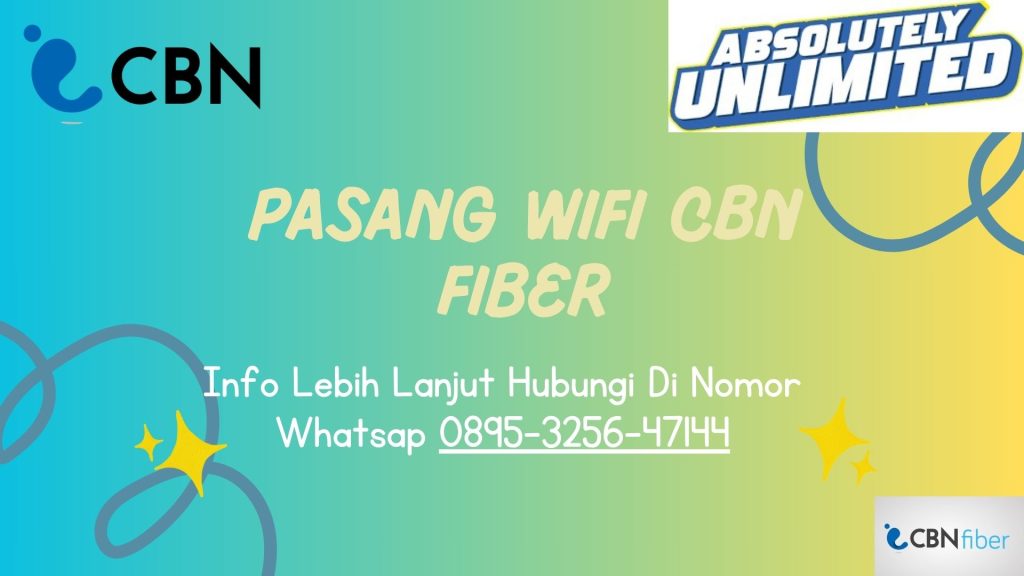 Pasang WIFI CBN Fiber Cilacap