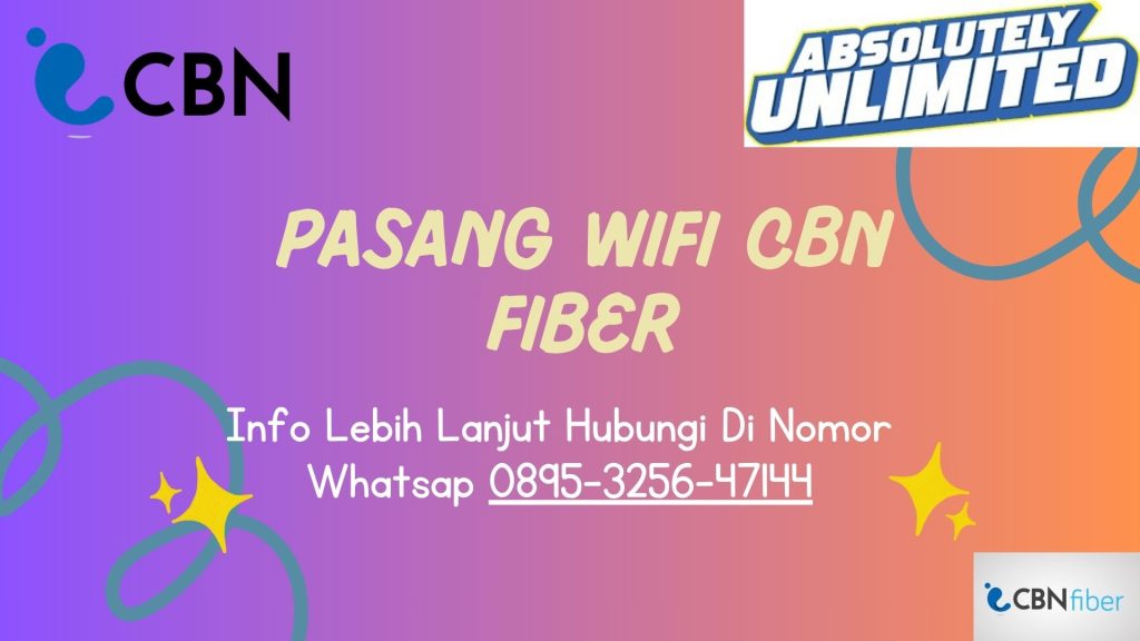Pasang WIFI CBN Fiber Pekalongan