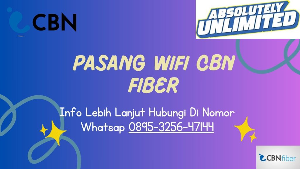 Pasang WIFI CBN Fiber Boyolali