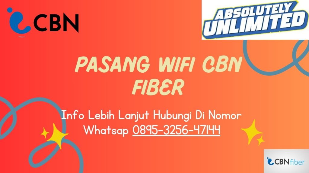 Pasang WIFI CBN Fiber Demak