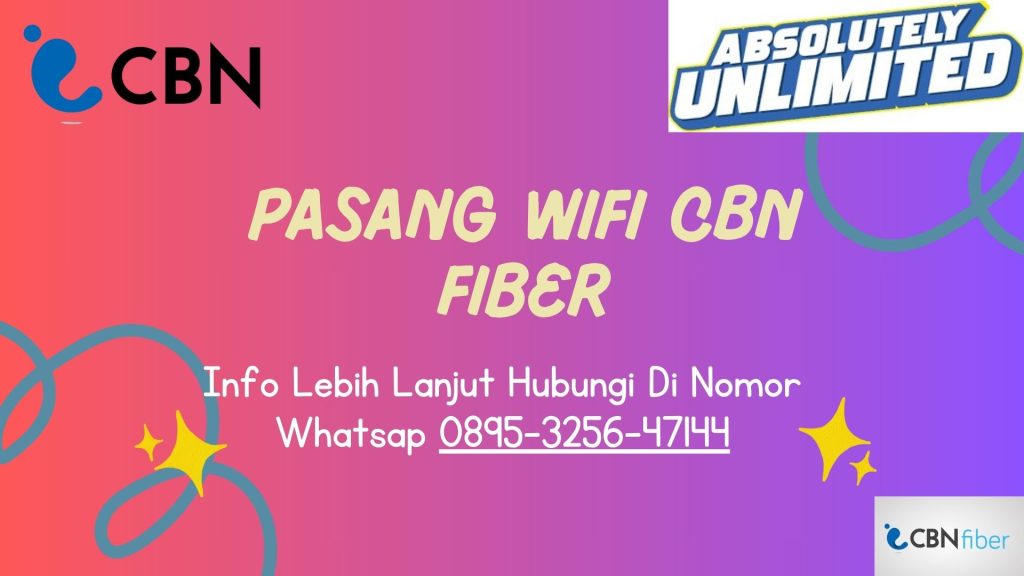 Pasang WIFI CBN Fiber Batang