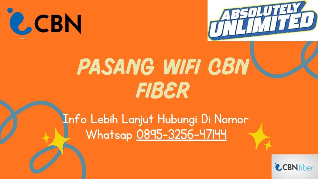 Pasang WIFI CBN Fiber Banyumas