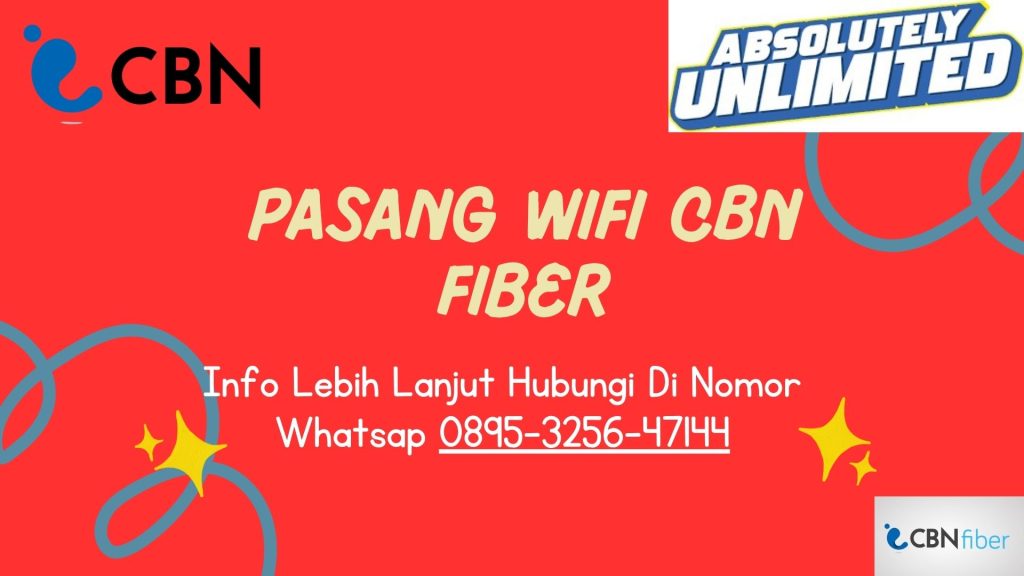 Pasang WIFI CBN Fiber Surabaya
