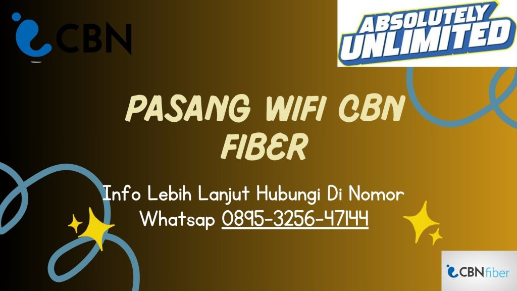 Pasang WIFI CBN Fiber Sukaharjo