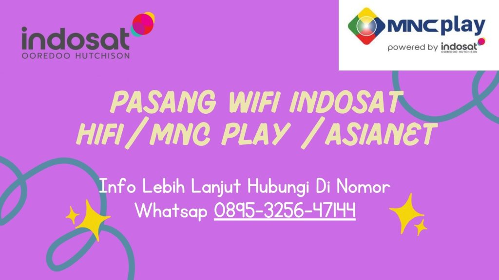 Pasang MNC Play WIFI Bekasi