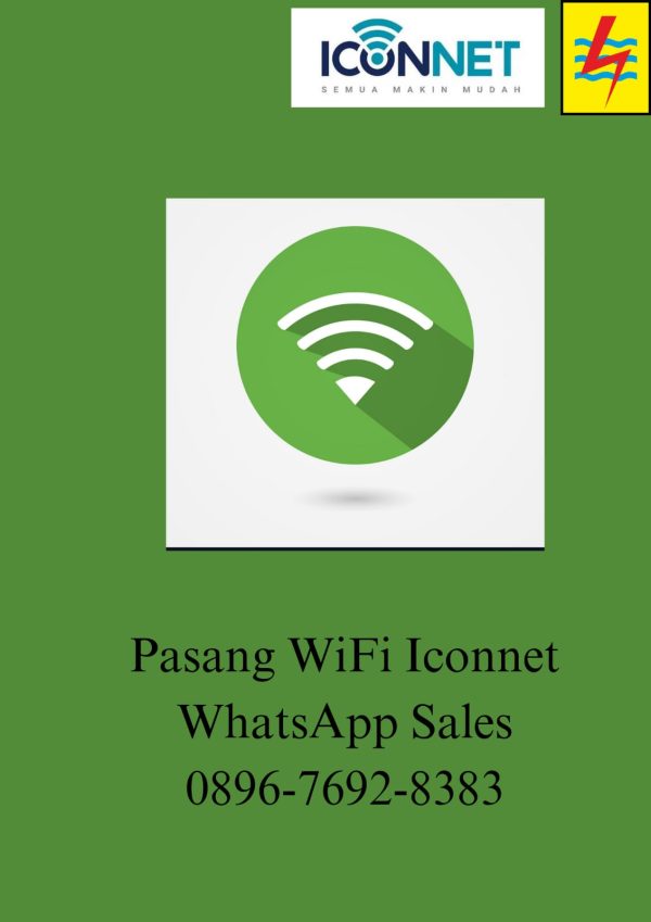 Pasang WiFi PLN Iconnet Margaasih Aman & Terjamin WA 0896-7692-8383