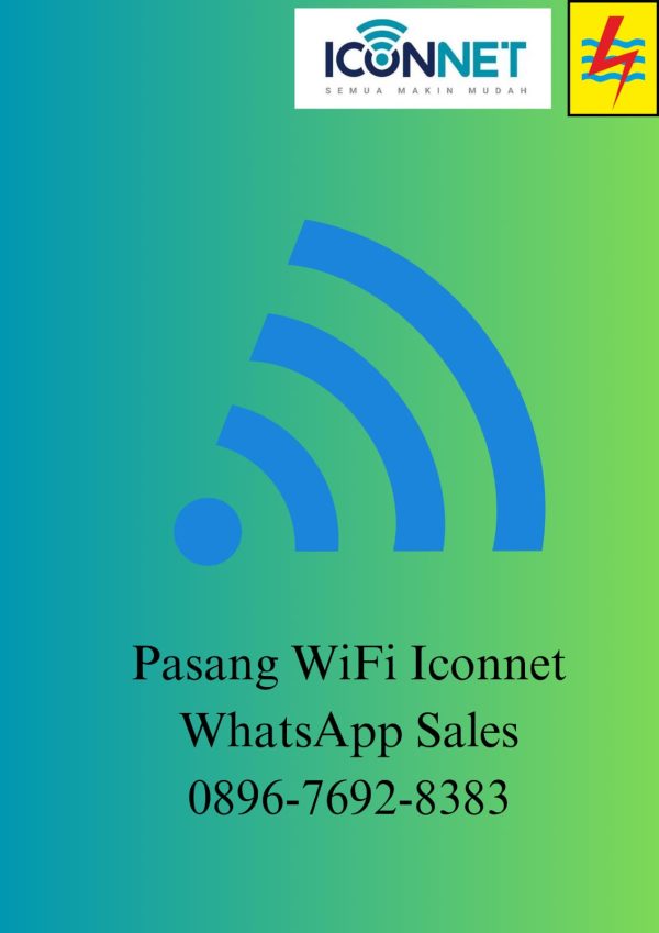 Pasang WiFi PLN Iconnet Katapang Aman & Terjamin WA 0896-7692-8383