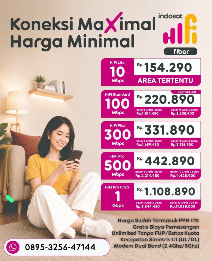 Brosur MNC Play/Indosat HIFI/Asianet Bogor